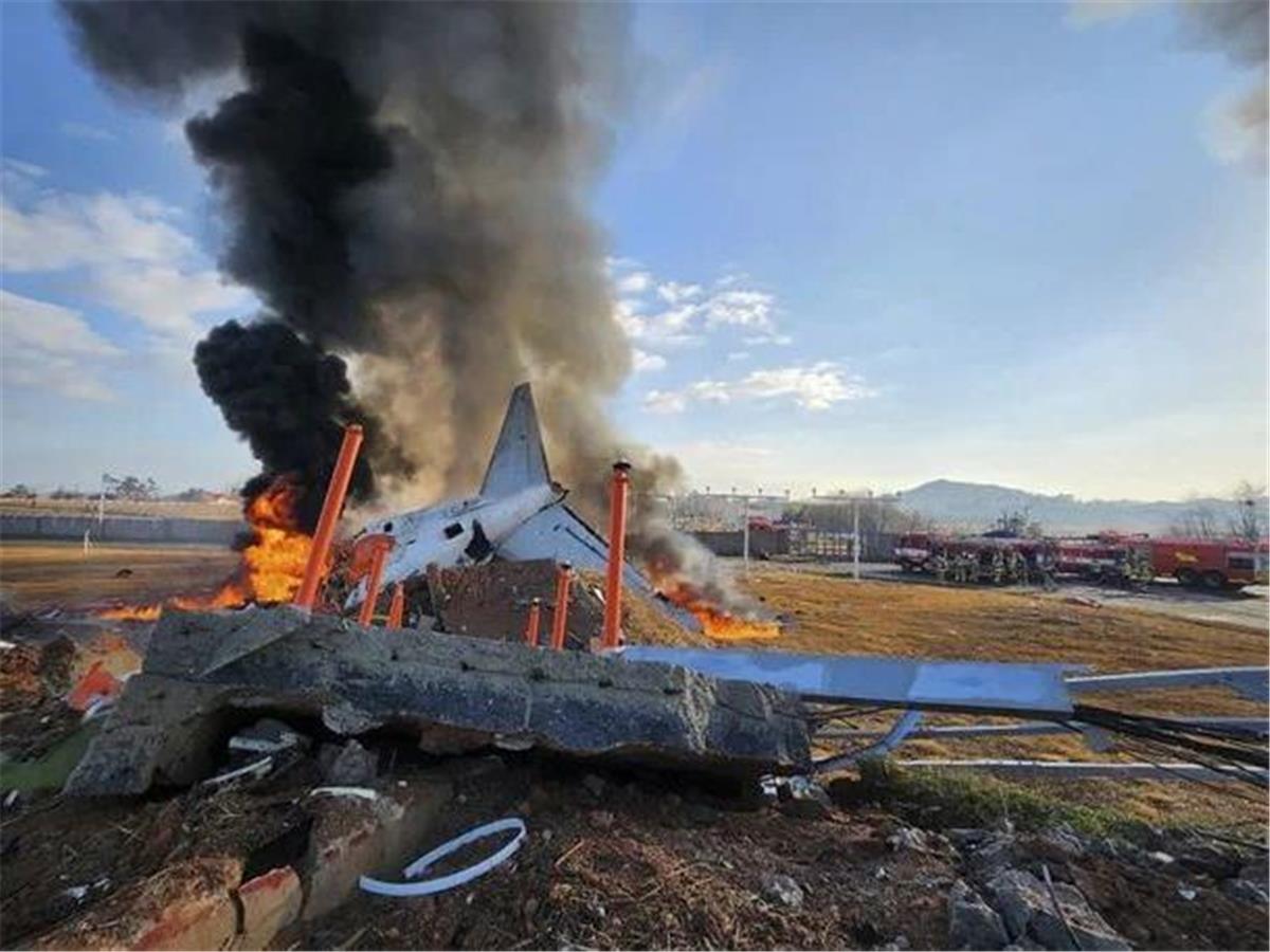 South Korea officials: Concrete facility at runway end in compliance, investigation underway into its impact on accident